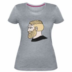 Женская премиум футболка Meme Man Nordic Gamer - PrintSalon