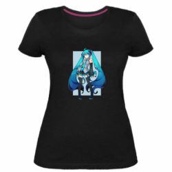 Женская премиум футболка Miku art - PrintSalon