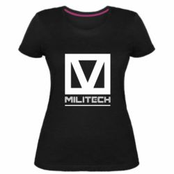 Женская премиум футболка Militech - PrintSalon