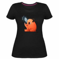 Женская премиум футболка Милый Почита - PrintSalon