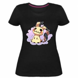 Женская премиум футболка Мимикью - PrintSalon