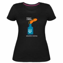 Жіноча стрейчева футболка Molotov cocktail - PrintSalon