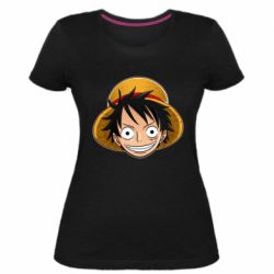 Женская премиум футболка Monkey D. Luffy from One Piece - PrintSalon