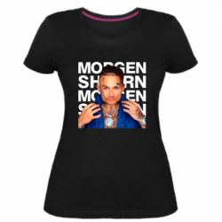 Женская премиум футболка Morgenshtern - PrintSalon