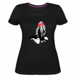 Женская премиум футболка Недзуко - сенпай - PrintSalon