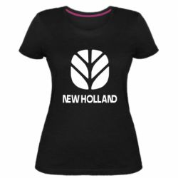 Женская премиум футболка New Holland - PrintSalon