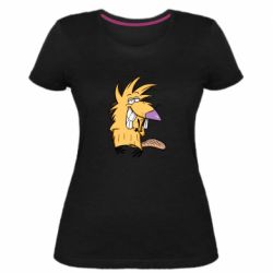 Женская премиум футболка Norbert from Angry Beavers - PrintSalon