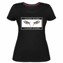 Женская премиум футболка Orochimaru's eyes - PrintSalon