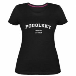 Женская премиум футболка Podolsky - PrintSalon