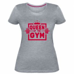 Женская премиум футболка Queen Of The Gym - PrintSalon