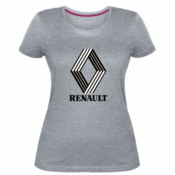 Женская премиум футболка Renault Logo 1972 - PrintSalon
