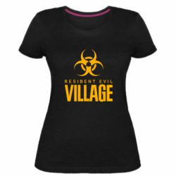 Жіноча преміум футболка Resident Evil Village Biohazard - PrintSalon