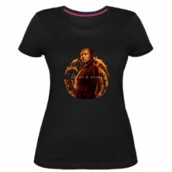 Женская премиум футболка Рейнира Таргариен - PrintSalon