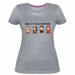 Женская премиум футболка RHCP Chibies