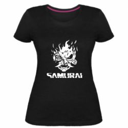 Жіноча преміум футболка Rock Group Logo - Samurai - PrintSalon