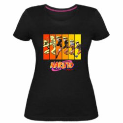 Жіноча преміум футболка Running Naruto - PrintSalon