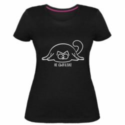 Женская премиум футболка Саймон - не сьогодні - PrintSalon