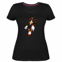 Женская премиум футболка Shadow the hedgehog - PrintSalon