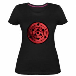 Жіноча преміум футболка Sharingan moon - PrintSalon