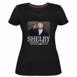 Женская премиум футболка Shelby company limited - PrintSalon