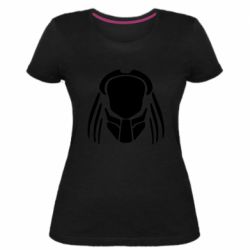 Женская стрейчевая футболка Шеврон полиции Хищник - PrintSalon