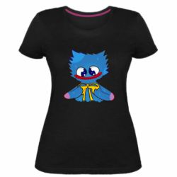 Жіноча преміум футболка Shy Huggy - PrintSalon