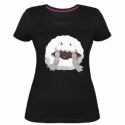 Женская премиум футболка Sleeping Wooloo - PrintSalon