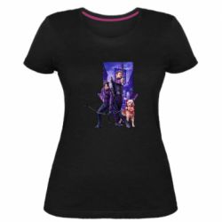 Женская премиум футболка Соколиный глаз и Кейт Бишоп - PrintSalon