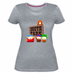 Женская премиум футболка South Park - PrintSalon