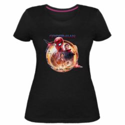 Женская премиум футболка Spider-Man: No Way Home poster - PrintSalon