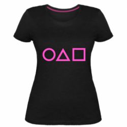 Жіноча преміум футболка Гра в кальмара - PrintSalon