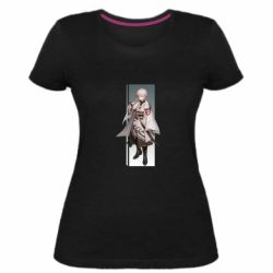 Женская премиум футболка Standing Kazuha - PrintSalon