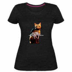 Женская премиум футболка Stray main character - PrintSalon