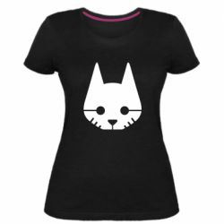 Жіноча преміум футболка Strey head - PrintSalon