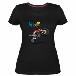 Женская премиум футболка Stunt - PrintSalon