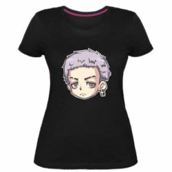 Женская премиум футболка Takashi Mitsuya chibi - PrintSalon