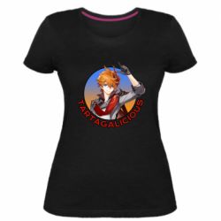 Женская премиум футболка Tartagalicious - PrintSalon
