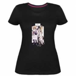 Женская премиум футболка Тарталья и Моракс - PrintSalon