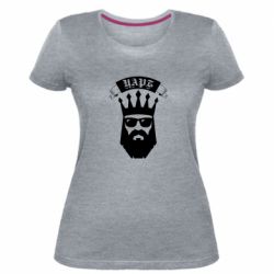 Женская премиум футболка The Bearded Tsar - PrintSalon