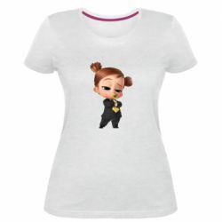 Женская премиум футболка The Boss Baby 2 Girl - PrintSalon