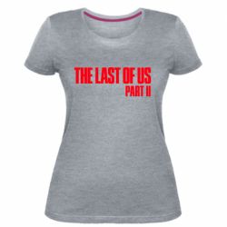 Женская премиум футболка The last of us part 2 logo - PrintSalon