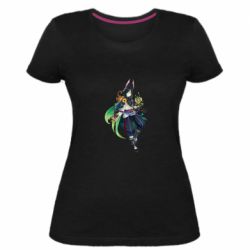 Жіноча преміум футболка Tighnari full art - PrintSalon