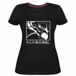 Женская премиум футболка Тихиро И Хаку - PrintSalon