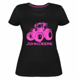 Жіноча преміум футболка Tractor John Deere - PrintSalon