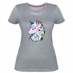 Женская премиум футболка Unicorn Princess - PrintSalon