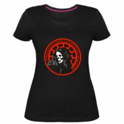 Жіноча преміум футболка В раю безперечно добре, але в пеклі в мене більше друзів - PrintSalon