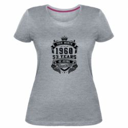 Женская премиум футболка Ваш месяц, год рождения (на английском) - PrintSalon