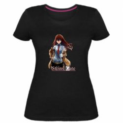 Жіноча преміум футболка Брама Штейна: Курісу Макісе - PrintSalon