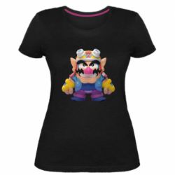 Женская премиум футболка Wario - PrintSalon