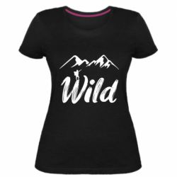 Женская премиум футболка Wild - PrintSalon